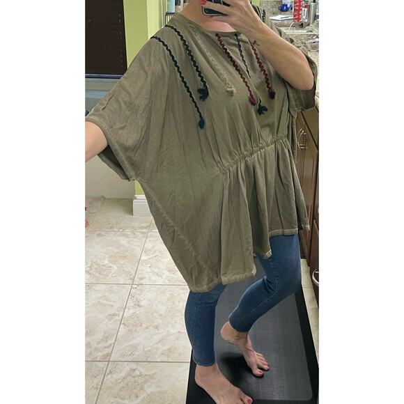 POL medium oversized kaftan style tunic 100% cotton - Picture 4 of 7